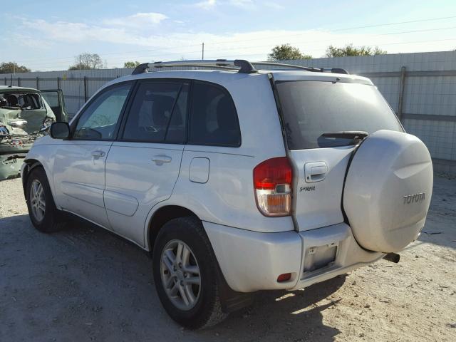 JTEGH20VX30112545 - 2003 TOYOTA RAV4 WHITE photo 3