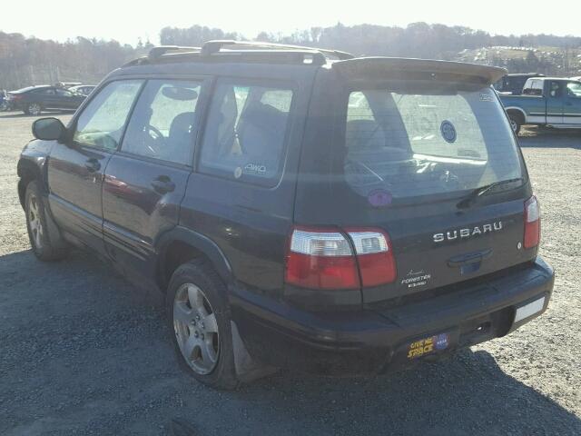 JF1SF65662H708514 - 2002 SUBARU FORESTER S 黑色 照片 3