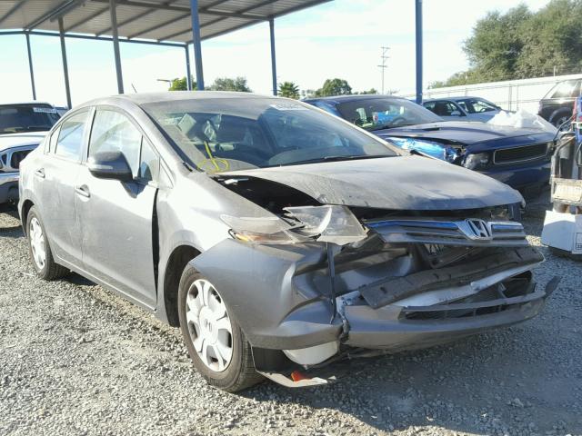 JHMFB4F29CS006228 - 2012 HONDA CIVIC HYBR GRAY photo 1