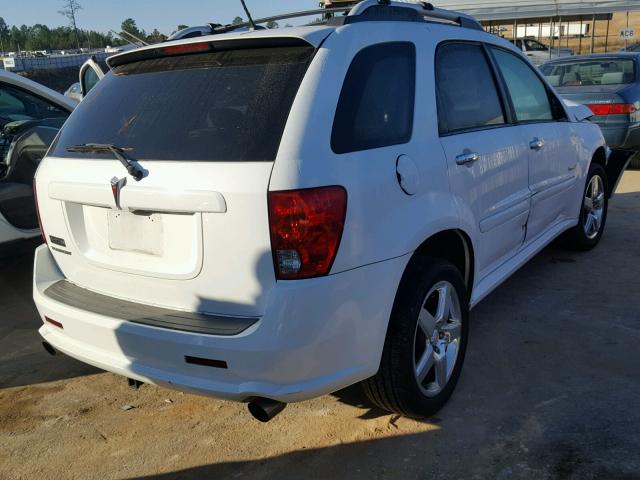 2CKDL537086072701 - 2008 PONTIAC TORRENT GX WHITE photo 4