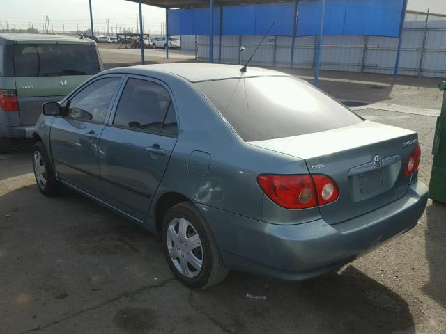 1NXBR32E47Z780690 - 2007 TOYOTA COROLLA CE TEAL photo 3