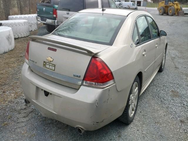 2G1WC57M691219434 - 2009 CHEVROLET IMPALA 2LT TAN photo 4