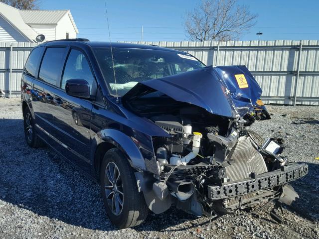 2C4RDGEG2HR737406 - 2017 DODGE GRAND CARA BLUE photo 1