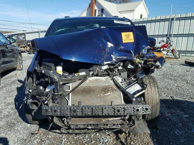 2C4RDGEG2HR737406 - 2017 DODGE GRAND CARA BLUE photo 7