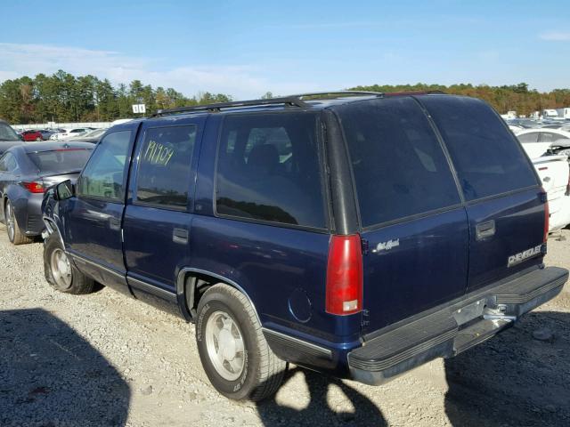 1GNEC13R7XJ568772 - 1999 CHEVROLET TAHOE C150 BLUE photo 3