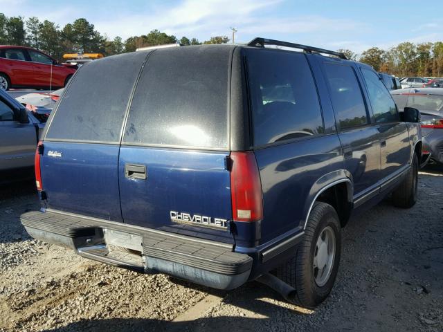 1GNEC13R7XJ568772 - 1999 CHEVROLET TAHOE C150 BLUE photo 4