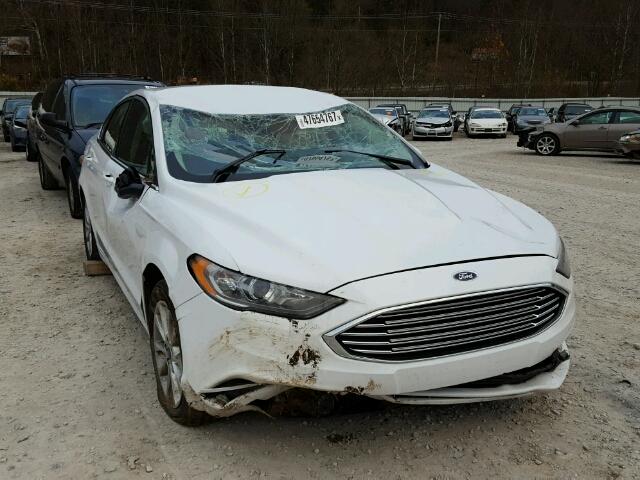 3FA6P0H73HR171494 - 2017 FORD FUSION SE WHITE photo 1