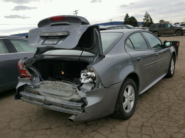 2G2WP552681105353 - 2008 PONTIAC GRAND PRIX GRAY photo 4