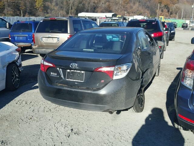 2T1BURHE0GC620557 - 2016 TOYOTA COROLLA L GRAY photo 4