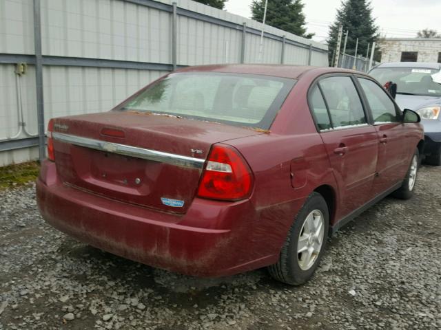 1G1ZT528X4F206324 - 2004 CHEVROLET MALIBU LS წითელი ფოტო 4