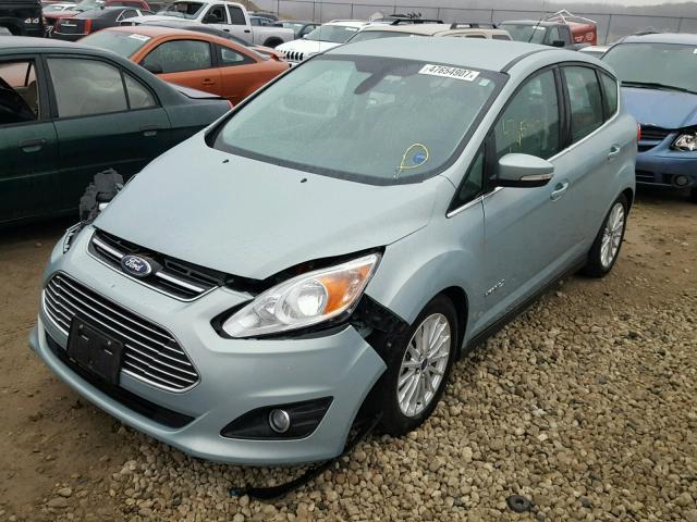 1FADP5BU1DL526612 - 2013 FORD C-MAX SEL BLUE photo 2