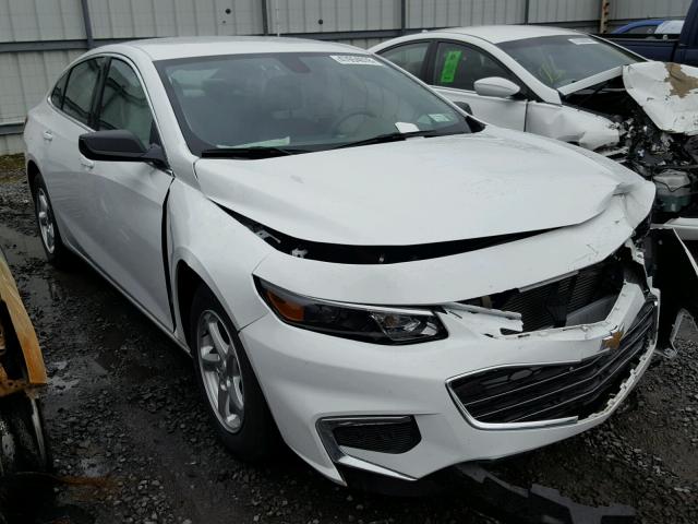 1G1ZC5ST0JF153729 - 2018 CHEVROLET MALIBU LS თეთრი ფოტო 1