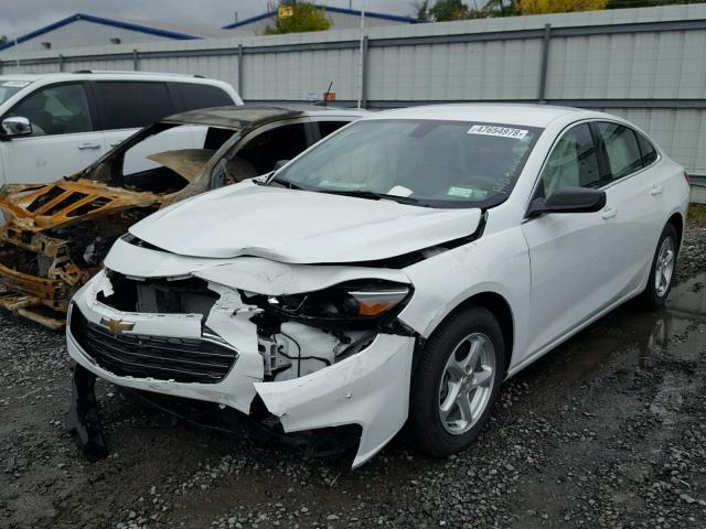 1G1ZC5ST0JF153729 - 2018 CHEVROLET MALIBU LS თეთრი ფოტო 2