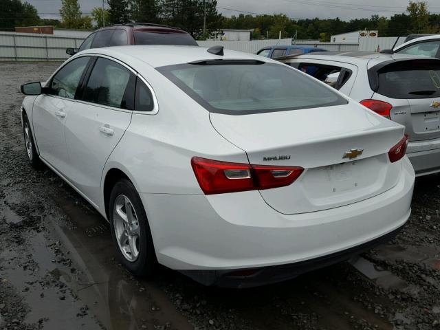 1G1ZC5ST0JF153729 - 2018 CHEVROLET MALIBU LS თეთრი ფოტო 3