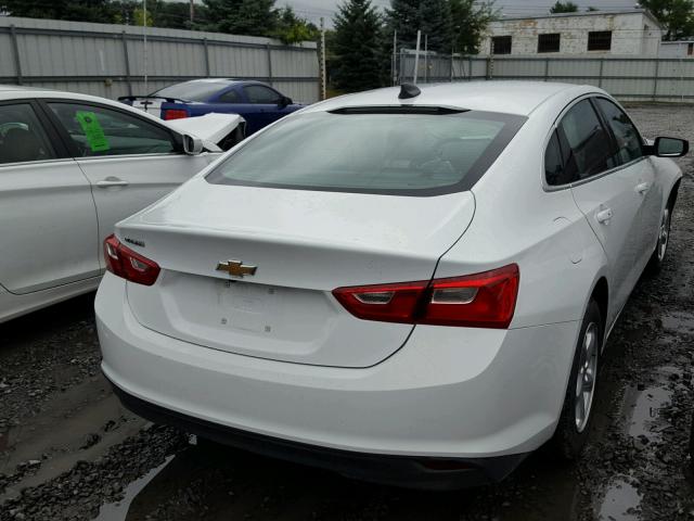1G1ZC5ST0JF153729 - 2018 CHEVROLET MALIBU LS თეთრი ფოტო 4