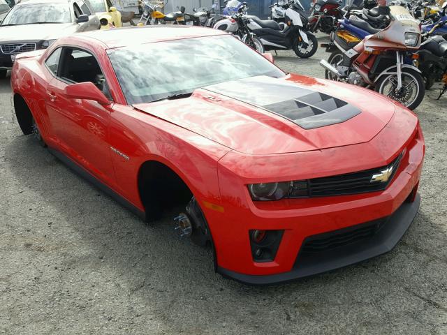 2G1FZ1EP3E9801569 - 2014 CHEVROLET CAMARO ZL1 RED photo 1