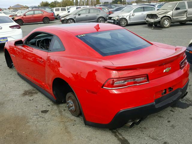 2G1FZ1EP3E9801569 - 2014 CHEVROLET CAMARO ZL1 红色 照片 3
