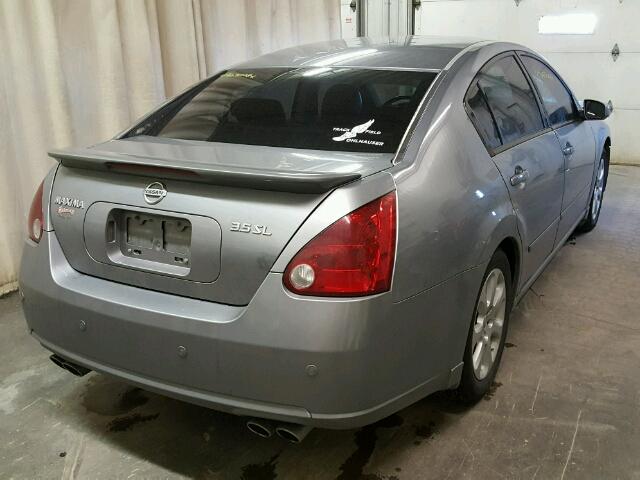 1N4BA41E37C831739 - 2007 NISSAN MAXIMA SE GRAY photo 4