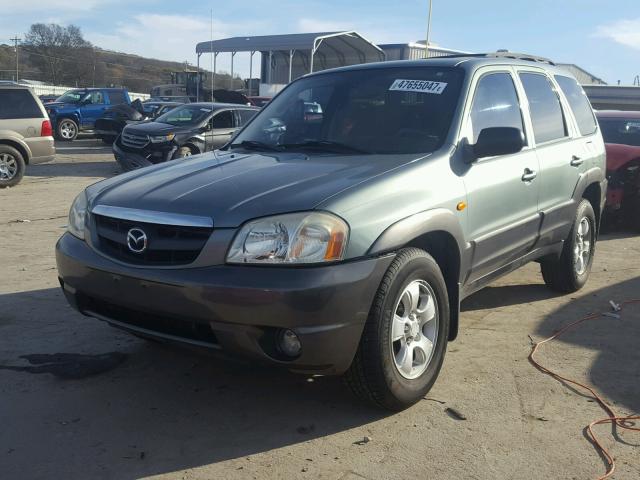 4F2CZ94134KM27032 - 2004 MAZDA TRIBUTE LX GREEN photo 2