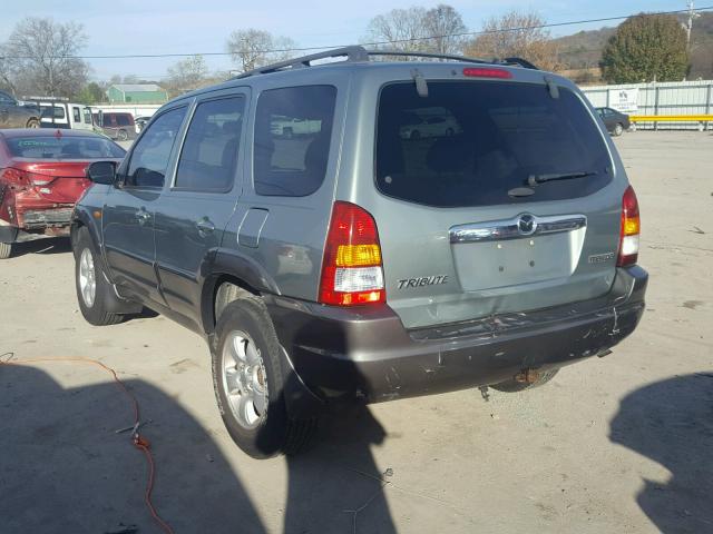 4F2CZ94134KM27032 - 2004 MAZDA TRIBUTE LX GREEN photo 3