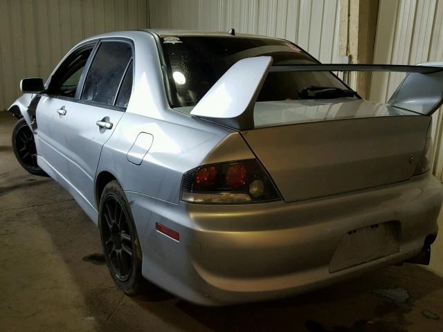 JA3AH86C46U051014 - 2006 MITSUBISHI LANCER EVO SILVER photo 3