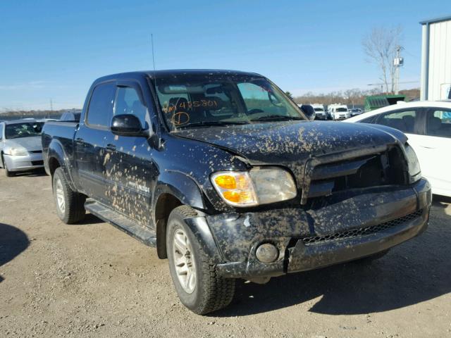 5TBDT48134S435801 - 2004 TOYOTA TUNDRA DOU BLACK photo 1