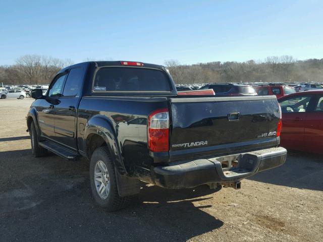 5TBDT48134S435801 - 2004 TOYOTA TUNDRA DOU BLACK photo 3