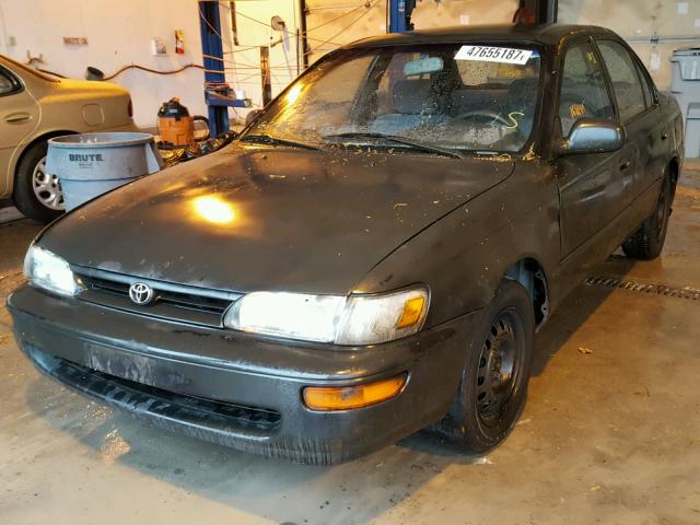 1NXAE04B1SZ265924 - 1995 TOYOTA COROLLA BLACK photo 2