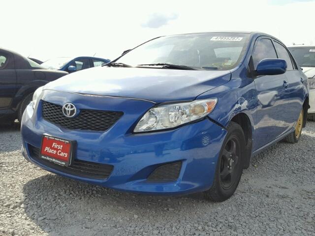 JTDBL40E59J021131 - 2009 TOYOTA COROLLA BA BLUE photo 2