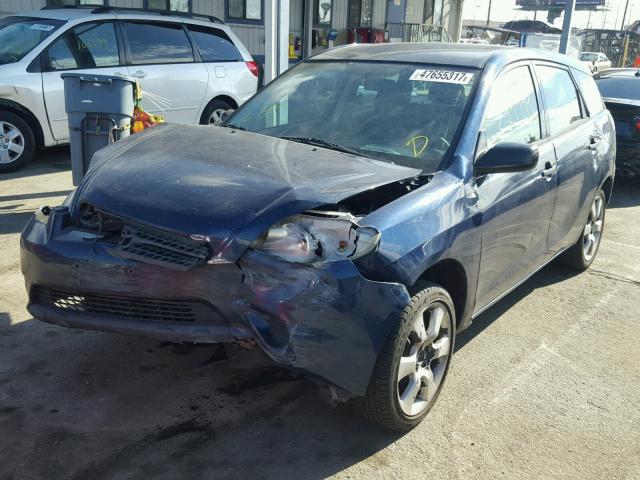 2T1KR32E67C662383 - 2007 TOYOTA COROLLA MA BLUE photo 2