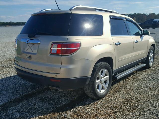 5GZER23717J161430 - 2007 SATURN OUTLOOK XR ოქროსფერი ფოტო 4