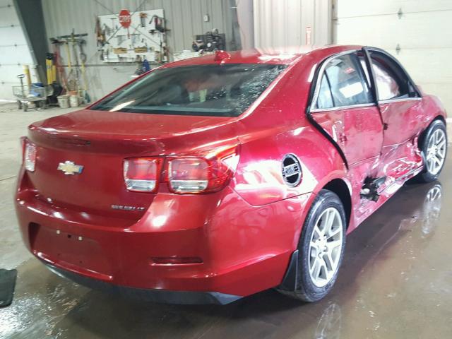 1G11C5SL8EF184407 - 2014 CHEVROLET MALIBU 1LT BURGUNDY photo 4