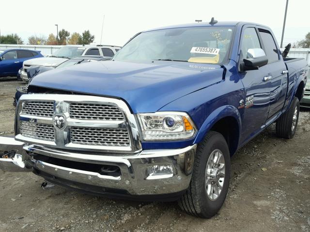 3C6UR5FL5GG381055 - 2016 RAM 2500 LARAM BLUE photo 2