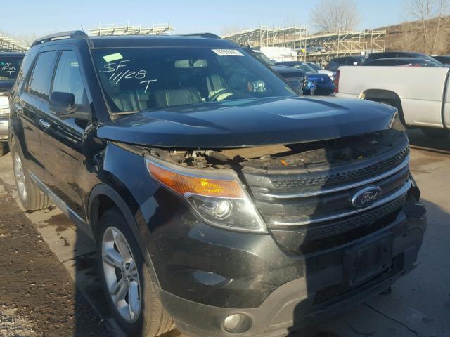 1FM5K8F8XDGA27551 - 2013 FORD EXPLORER L BLACK photo 1