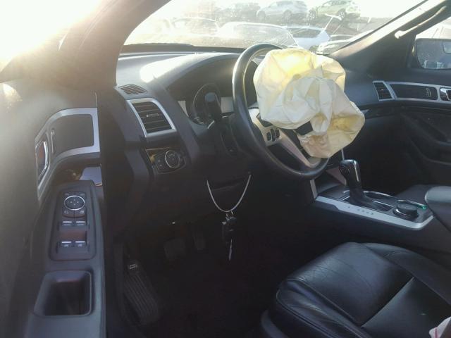 1FM5K8F8XDGA27551 - 2013 FORD EXPLORER L BLACK photo 9