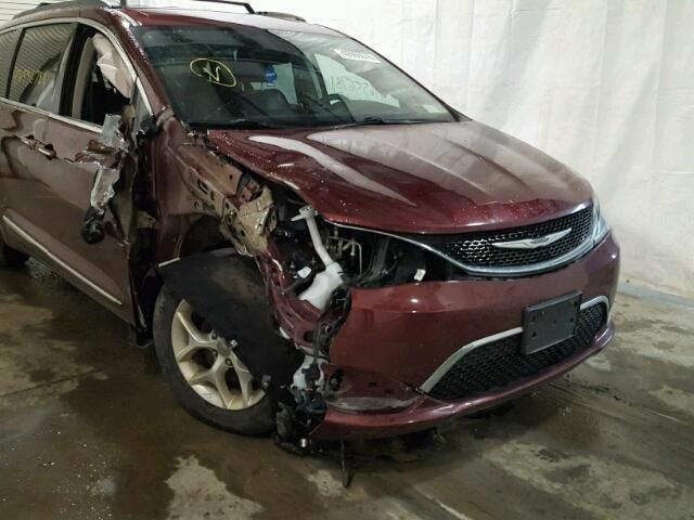 2C4RC1BG8HR512170 - 2017 CHRYSLER PACIFICA T MAROON photo 9