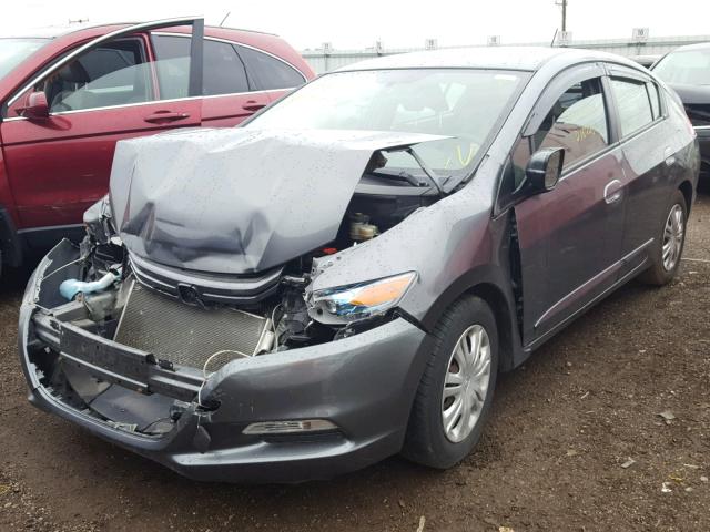 JHMZE2H55AS014761 - 2010 HONDA INSIGHT LX GRAY photo 2