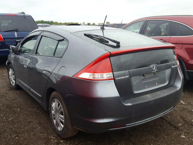 JHMZE2H55AS014761 - 2010 HONDA INSIGHT LX GRAY photo 3