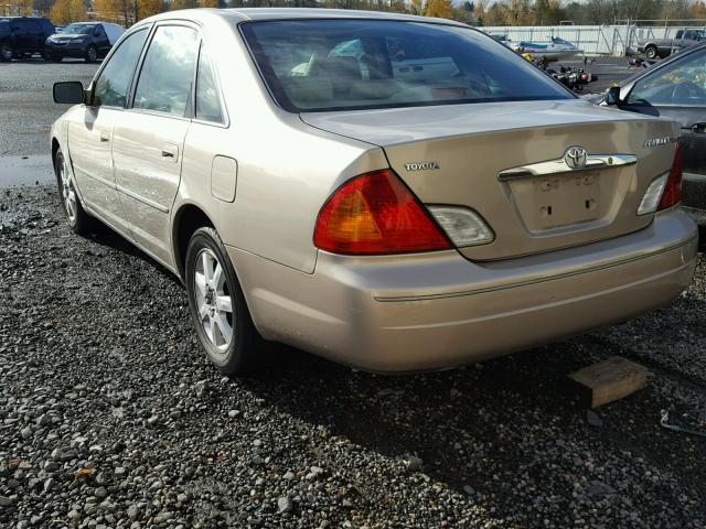 4T1BF28B5YU001234 - 2000 TOYOTA AVALON XL GOLD photo 3