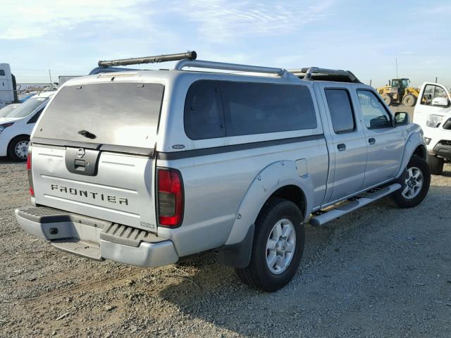 1N6ED29X83C416089 - 2003 NISSAN FRONTIER C SILVER photo 4