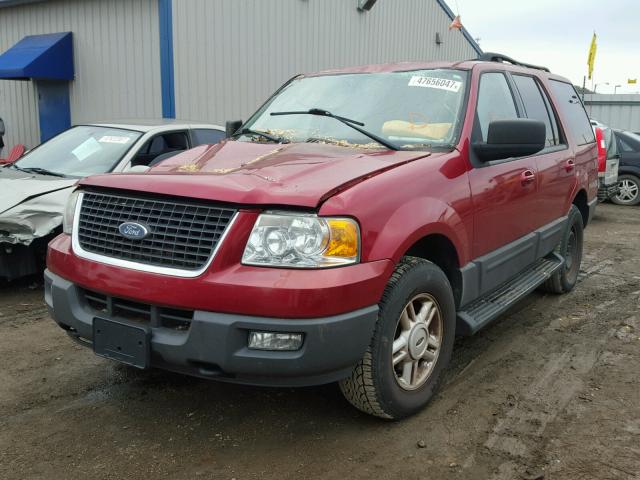 1FMPU16505LB11645 - 2005 FORD EXPEDITION BURGUNDY photo 2