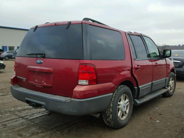 1FMPU16505LB11645 - 2005 FORD EXPEDITION BURGUNDY photo 4