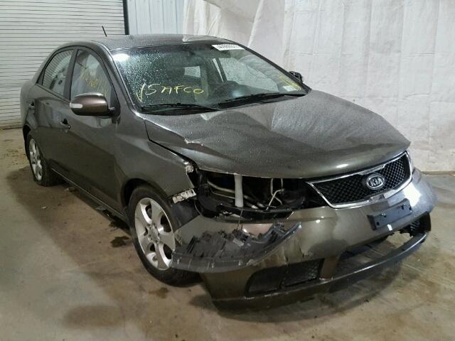 KNAFU4A25A5121825 - 2010 KIA FORTE EX BROWN photo 1