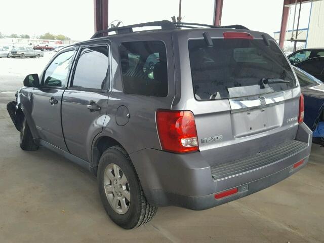 4F2CZ02Z18KM15164 - 2008 MAZDA TRIBUTE I GRAY photo 3