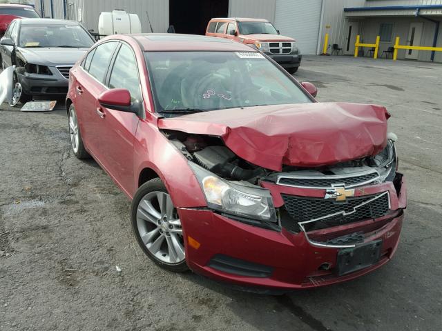 1G1PH5S93B7249511 - 2011 CHEVROLET CRUZE LTZ RED photo 1