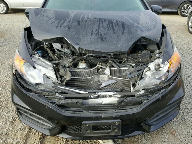 2HGFG3B85FH518945 - 2015 HONDA CIVIC EX შავი ფოტო 7