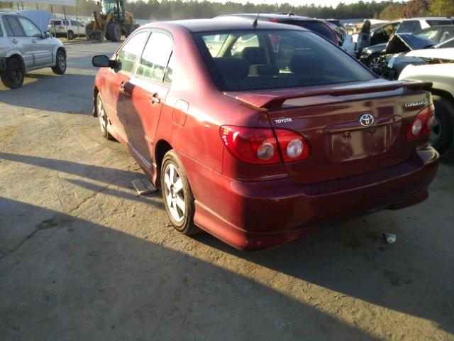 2T1BR32E47C815357 - 2007 TOYOTA COROLLA CE RED photo 3