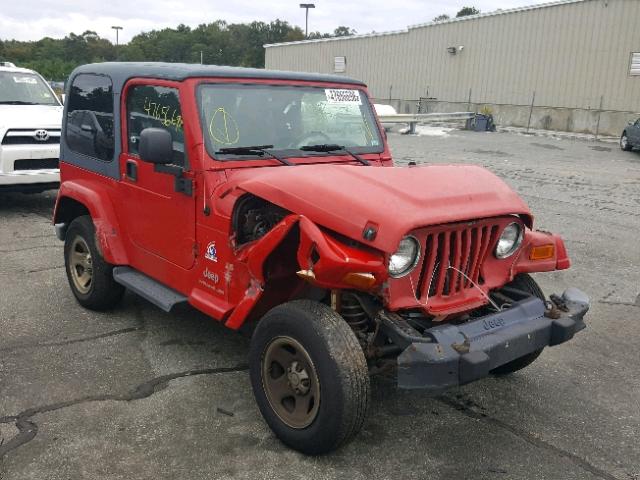 1J4FA39S43P359726 - 2003 JEEP WRANGLER C RED photo 1