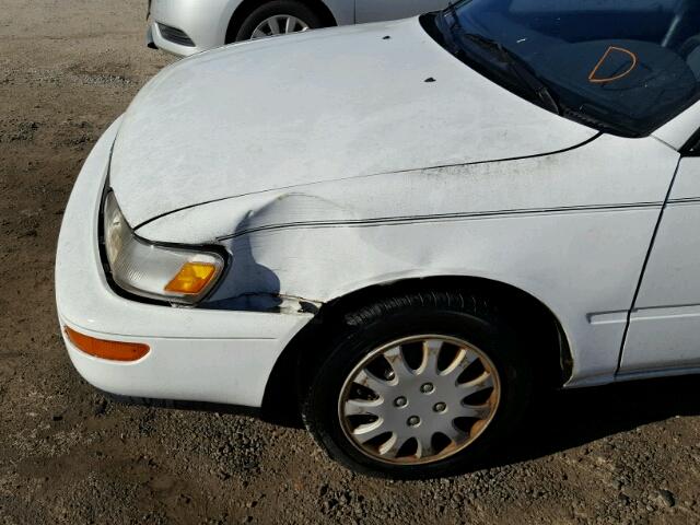 1NXAE04B8SZ341350 - 1995 TOYOTA COROLLA WHITE photo 9