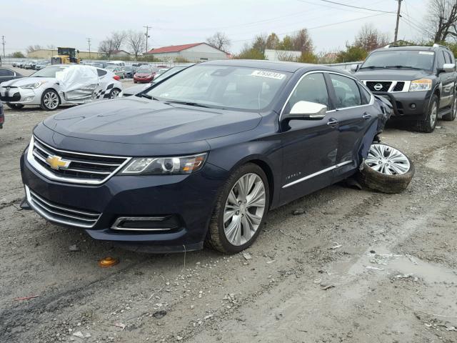 2G1145S30H9182323 - 2017 CHEVROLET IMPALA PRE 蓝色 照片 2